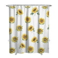 thumbnail image 1 of Waterproof Sunflower Shower Curtain 72x84 Inch Colorful Floral Polyester Unique Shower Curtain for Bathroom Hotel Home Decor with 12 Plastic Hooks, 1 of 5