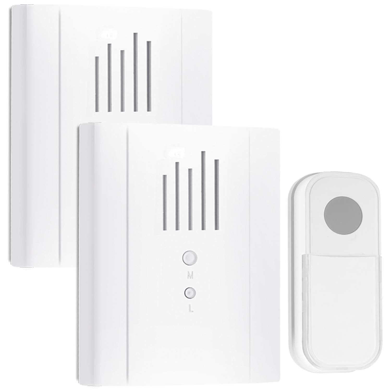 Waterproof Surnice Doorbell Kit(Plug in Version),1300ft,36 Chimes