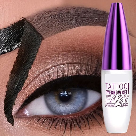Waterproof Sweat-Proof Peel-Off Eyebrow Pomade, Brown 10G - 1 Pomade, Easy Peel Off Eyebrow Gel Eyebrow Gel Easy Peel Off Tinted Brow Brow Tint & Sweatproof, Easter, St. Patrick'S Makeup Organizers