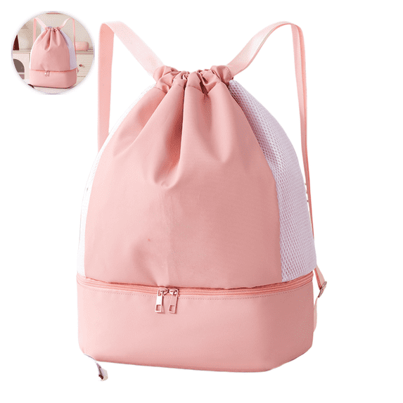 Waterproof Swim Backpack with Wet Dry Separation, Shoe Compartment, Lightweight Travel & Gym Bag for Beach, Pool, Sports, Outdoor Activities