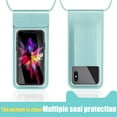 thumbnail image 1 of Waterproof Swimming Underwater Case Dry Bag Pouch Armband for Mobile Phone PVC Universal Floating Snap Lock Touchscreen Clear Window up to 20m Depth for Kayak Diving Pool, 1 of 2