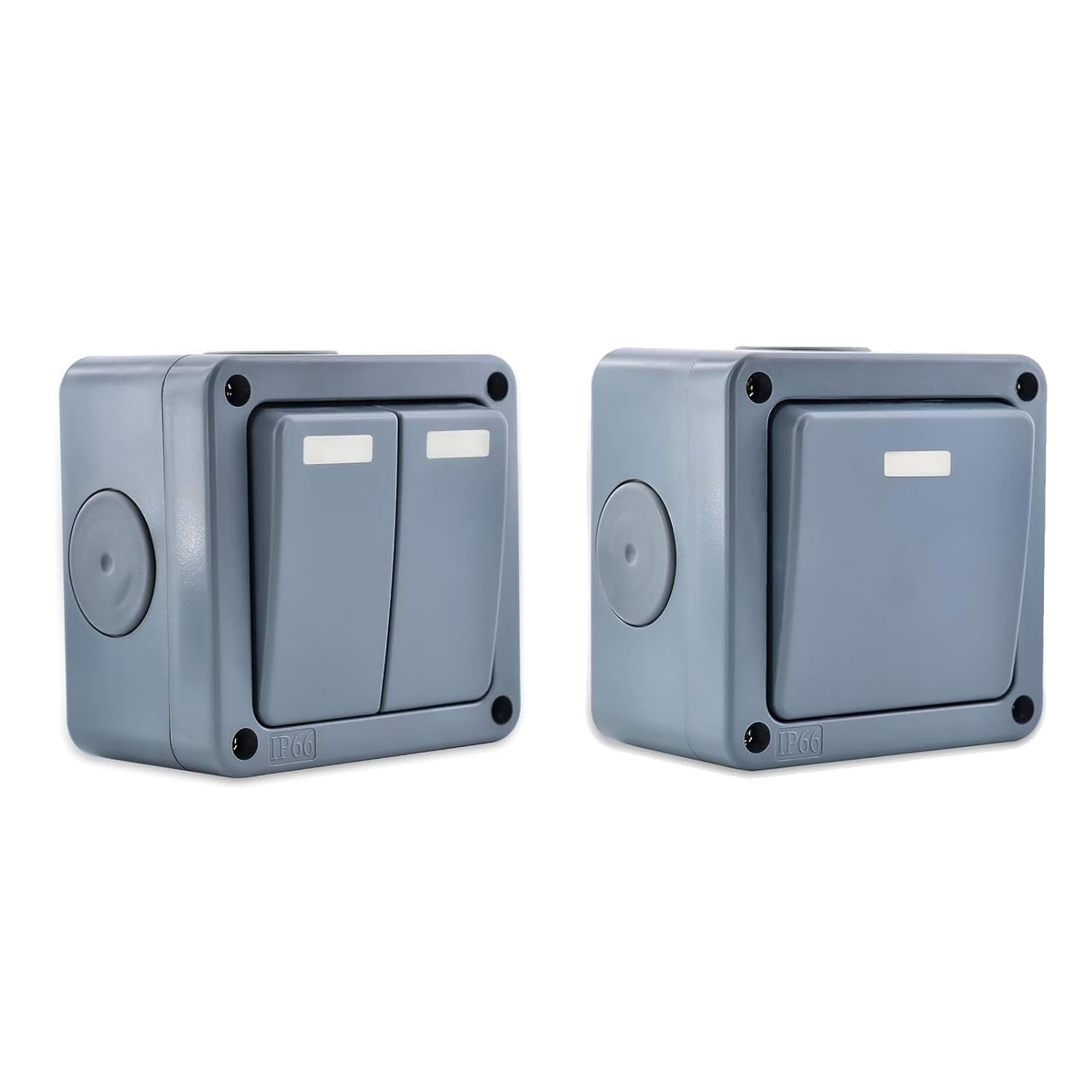 Waterproof Switch,2 Way Single Light Switch for Outdoor Garden, with ...
