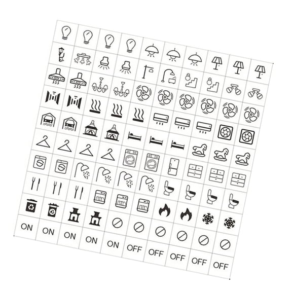 Waterproof Switchs Panel Labels Light Switchs Labels Sticker Home,Office,School