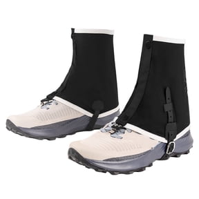 Waterproof for TRAIL Low Gaiters for Hiking and Running, Elastic Polyester with Adjustable Drawstring and Shoe Hooks, Slip-Resistant Rubber Band, Fits Shoe Size 36-44