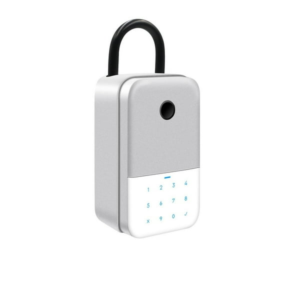 Waterproof TTLOCK App Remote Access Finrprint Digital Key Box Wall Mount Security Stora Lockbox Anti-theft Box ,Upgraded Security Combination Lock