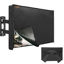 Waterproof TV Cover, 600D Heavy Duty Dustproof Outside Flat Screen TV Cover with Three-sided Zipper for 30-32 in TV