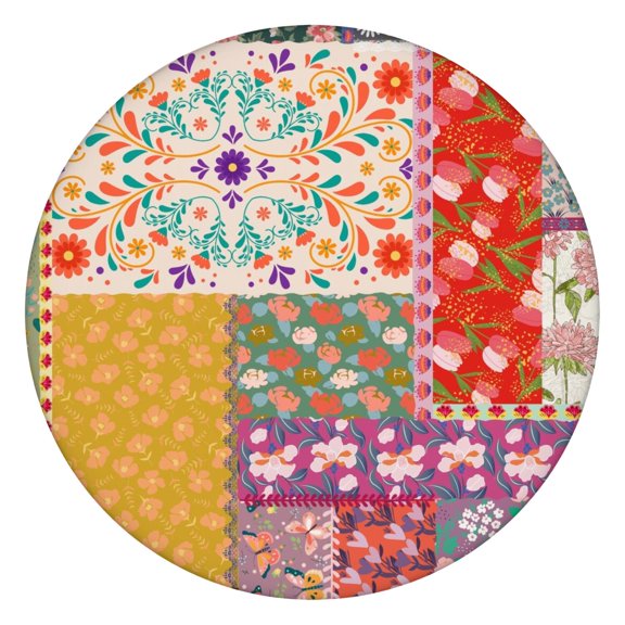 Waterproof Tablecloth Abstraction Waves Sketch Style Aesthetic Boho chic Elastic Fitted, Backed, Ideal for Family Use