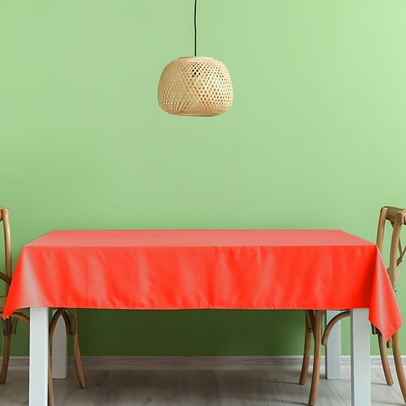 Waterproof Tablecloth, Oil-Proof Table Cover, Polyester Material, Easy Clean, Protective Design, Elegant Choice, Hotel Decor, Event Table Setting, Disposable Table Liner, Heavy-Duty Use Sopatenor