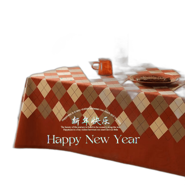 Waterproof Tablecloth Oilproof Washable Odorless Table Mat Ins Style