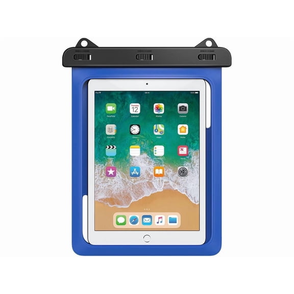 Waterproof Tablet Case, Tablet Pouch Dry Bag for iPad Mini 6, iPad 9, iPad 9.7 6/5/4/3/2, iPad Pro 9.7, iPad Air 5 10.9/3/2, Samsung Tab S4/ S3/ S2/Tab A 9.7, Galaxy Note 8, Tab E 9.6