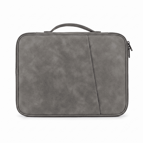 Waterproof Tablet Sleeve Case with Handle, Shockproof Laptop Carrying Bag Protective Cover with Organizer Pockets for 11 to 13 Inch iPad Pro MacBook Deep Gray 13 in