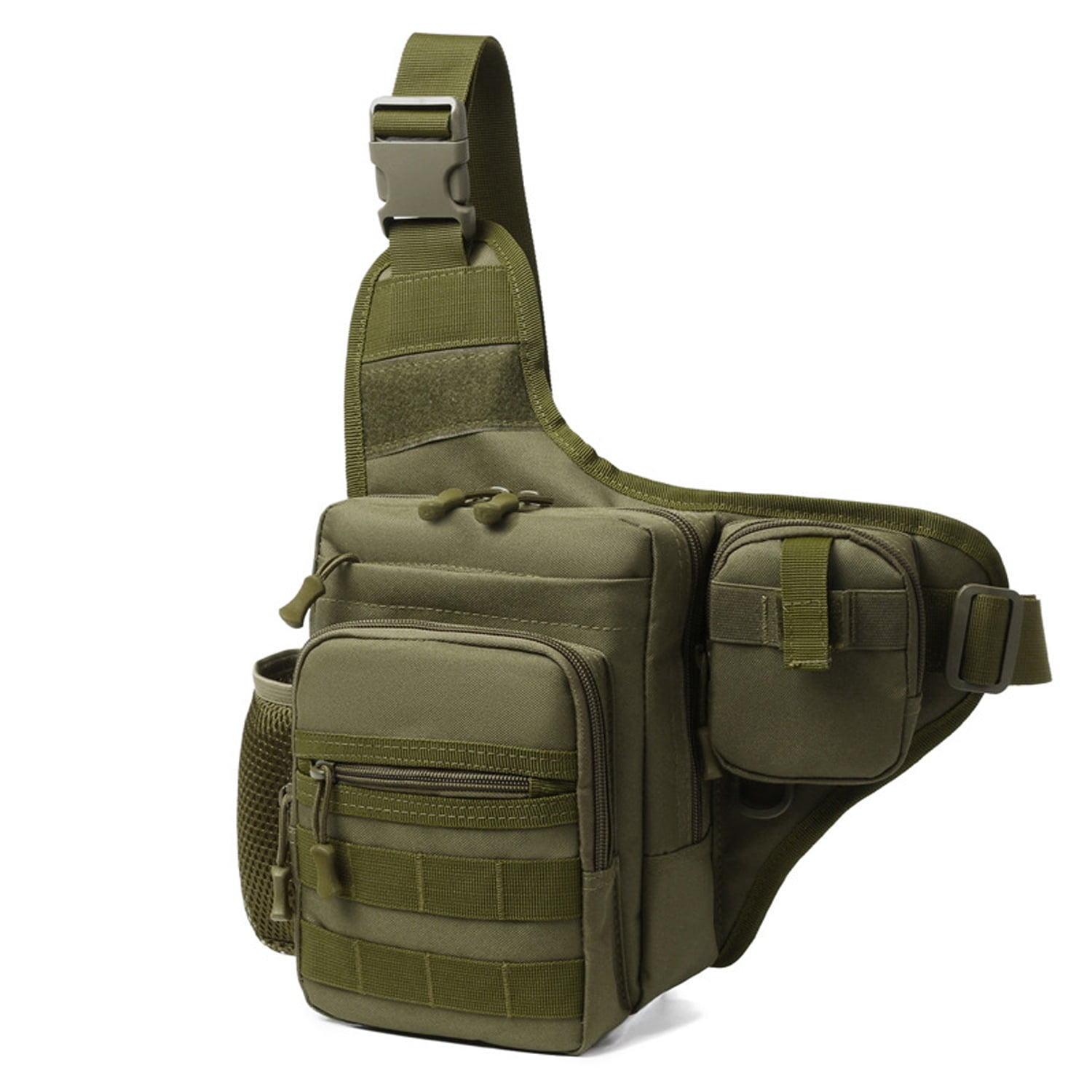 Waterproof Tactical Fishing Sling Bag – Outdoor Crossbody Chest Pack for Cycling, Hiking, Travel & Camping