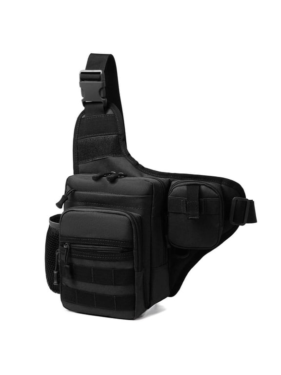 Waterproof Tactical Fishing Sling Bag – Outdoor Crossbody Chest Pack for Cycling, Hiking, Travel & Camping