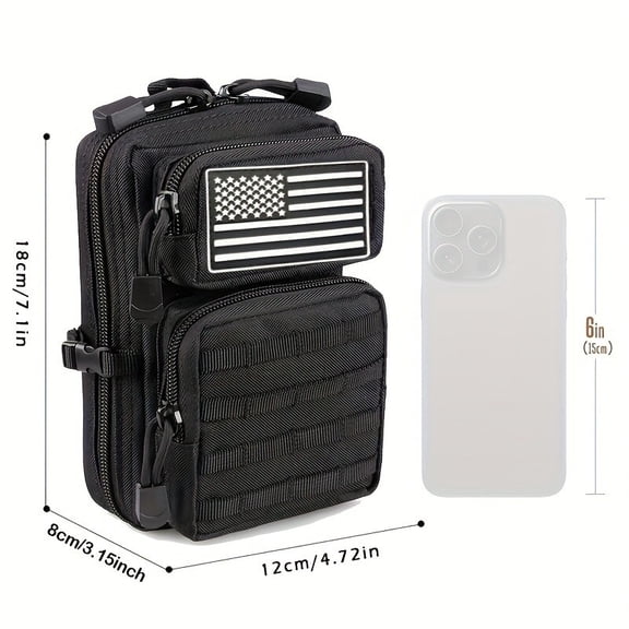 Waterproof Tactical Molle Waist Pack for Camping EDC