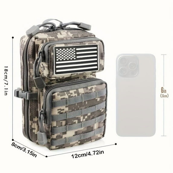 Waterproof Tactical Molle Waist Pack for Camping EDC