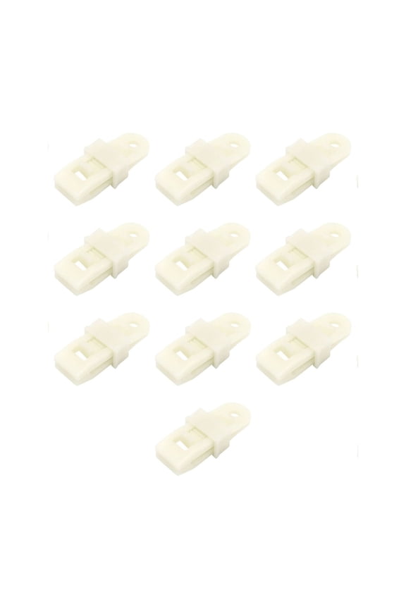 Waterproof Tarpaulin Clips, Heavy Duty Lock Grip, 10 Pack Tarp Clamps for Awnings, Outdoor Camping, Caravan Canopies, Car Covers, Swimming Pool Covers