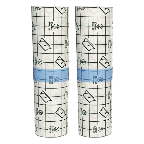 Waterproof Tattoo Aftercare Bandage Second Skin Cover Up Patch Breathable Transparent Tape Film 2 Rolls 2",4",6" x 2.2 Yard for Healing Shower Swimming Tattoo Protection Wrap Adhesive Clear Dressing