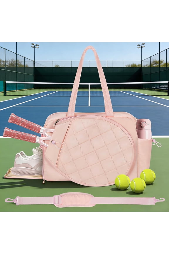 Waterproof Tennis Racket Sling Bag for Women and Men, Pickleball Backpack, Duffle Tote for Gym, Training, Travel, Badminton Sports Gear
