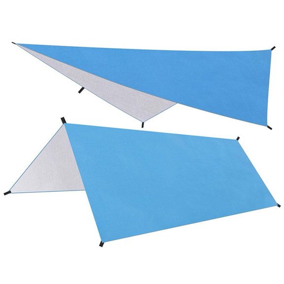 Waterproof Tent Tarp Rain Sun Shade Ham-Mock Shelter Camping Picnic Awning Cover