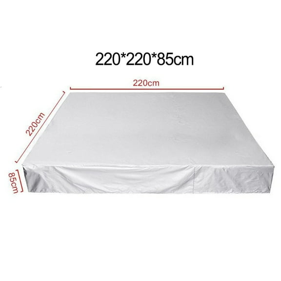 Waterproof Thermal Insulation Spa Cover Replacement for Hot Tubs - 3 Sizes Available, Silver Oxford Cloth, Easy Install, Weather-Resistant