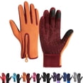 thumbnail image 1 of Waterproof Thermal Touch Screen Windproof Bike Gloves for Winter Use, 1 of 7