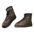 thumbnail image 1 of Waterproof Thick Pvc Oversized Shoe Covers, Protective Slip-on Covers, Modern Simple Design, Stay Dry Protection, Rain Weather Gear, Outdoor Activities Gear, Thickened Non-slip Soles,, 1 of 3