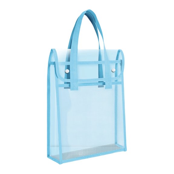 Waterproof Thicken PVC Document Bag Thickened Clear Views Spacious Comfortable Handle for Professionals and Students