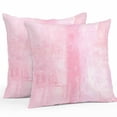 thumbnail image 1 of Waterproof Throw Pillow Covers Set of 2, 16x16 Inch Pink Decorative Pillowcases Outdoor Pillow Slip Cushion Covers Set for Couch Tent Retro Oil Painting Modern Abstract Art Aesthetics, 1 of 7