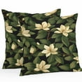 thumbnail image 1 of Waterproof Throw Pillow Covers Set of 2, 18x18 Inch Flower Leaf Decorative Pillowcases Outdoor Pillow Slip Cushion Covers Set for Couch Tent Plant Branch Green Botanical Cottagecore, 1 of 7