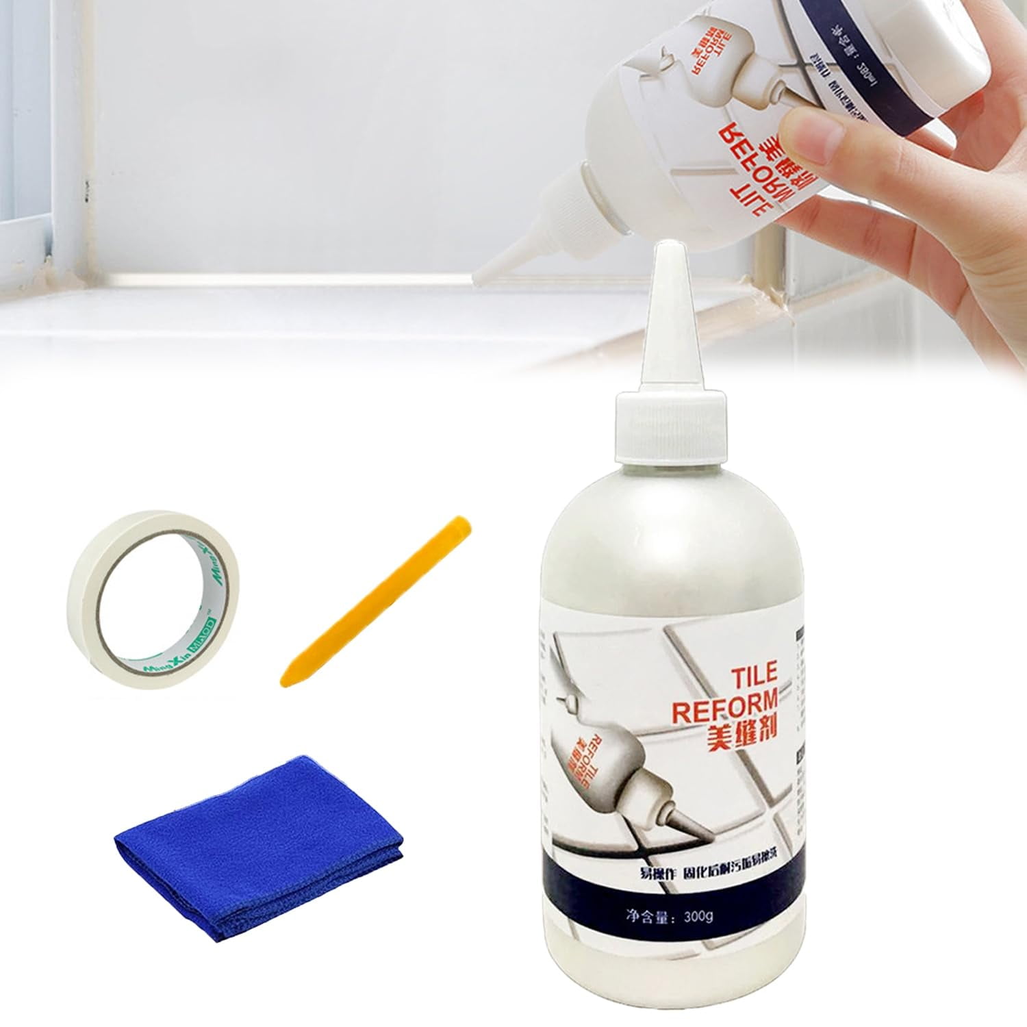 Waterproof Tile Gap Repair Filler, Tile Reform Waterproof Gap Repair