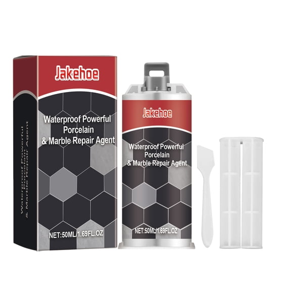 Waterproof Tile Repair Glue for Bathroom & Floor - Epoxy Resin Adhesive for Cracks & Damage