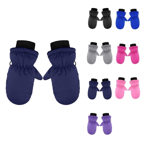 Waterproof Toddler Snow Mittens with Thinsulate Insulation – Cold Weather Ski Gloves for Baby Boys and Girls