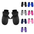 thumbnail image 1 of Waterproof Toddler Snow Mittens with Thinsulate Insulation – Cold Weather Ski Gloves for Baby Boys and Girls, 1 of 3