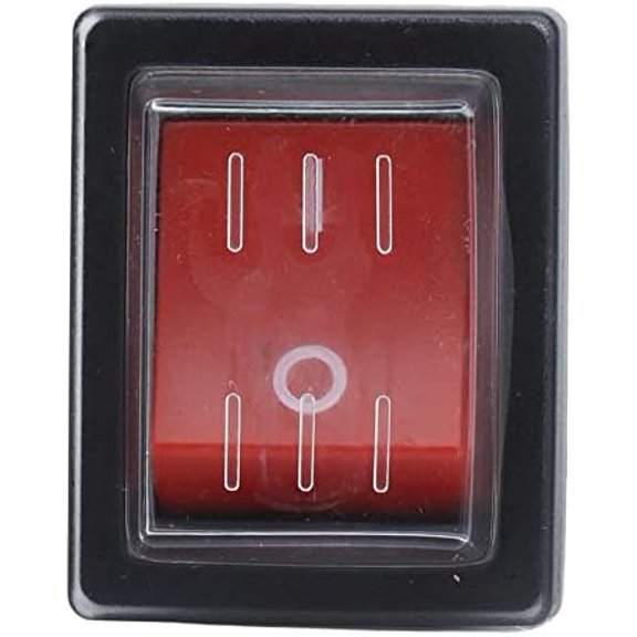 Waterproof Toggle Switch - 4-Pin Rocker Switch for Equipment - ABS Material - 125/250VAC - with Waterproof Cover Accessory$$Watercraft