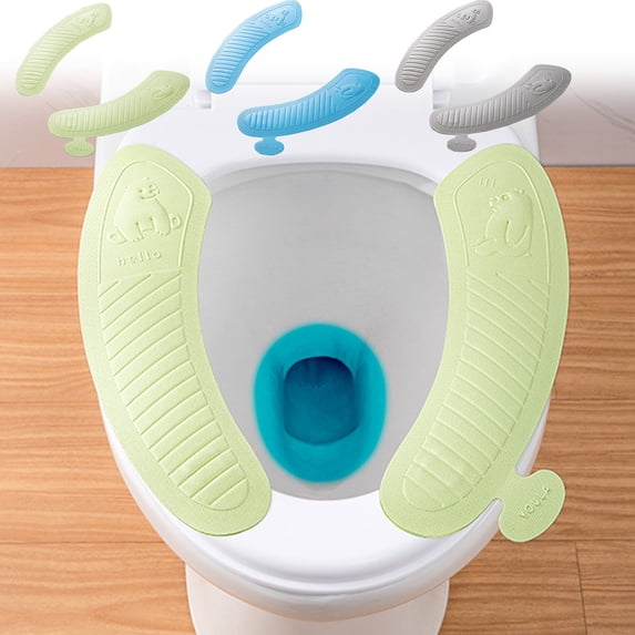 Waterproof Toilet Mat with Non-Slip Grip Universal Bathroom Floor Covering for Easy Installation and Enhanced Safety in Any Home Topliu