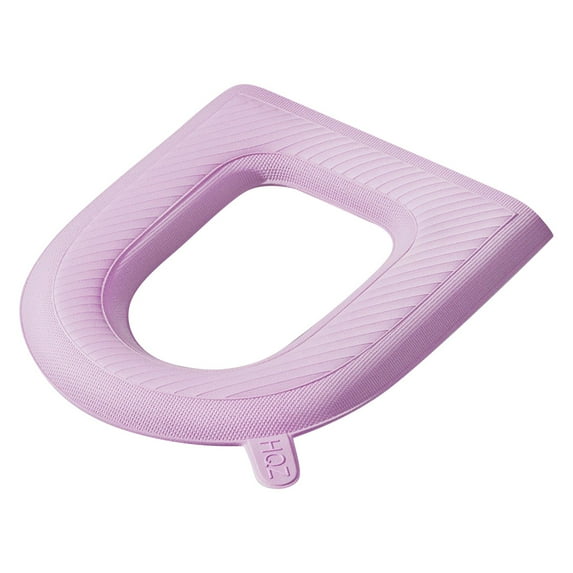 Waterproof Toilet Seat Cushion, 2026 New Toilet Seat Cover Pads - Soft Reusable EVA Cushion with Non-Slip Velcro. Universal, Washable & Portable for Home, Travel, Seniors Comfort - Pink