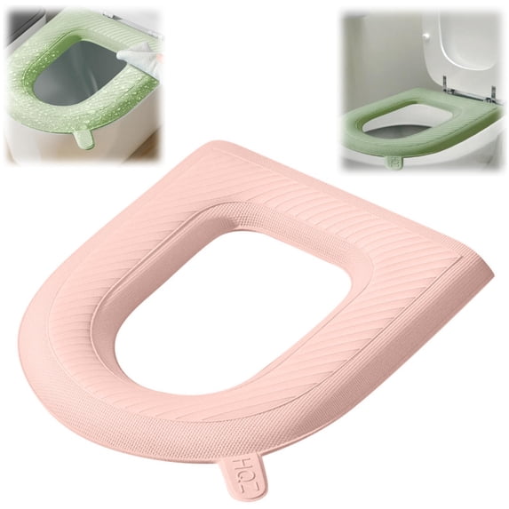 Waterproof Toilet Seat Cushion,Washable Reusable Padded Toilet Seat for Home Hotel