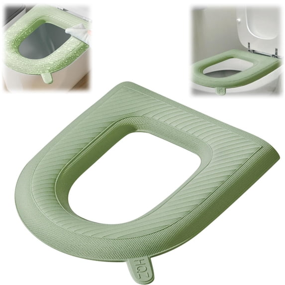 Waterproof Toilet Seat Cushion,Washable Reusable Padded Toilet Seat for Home Hotel