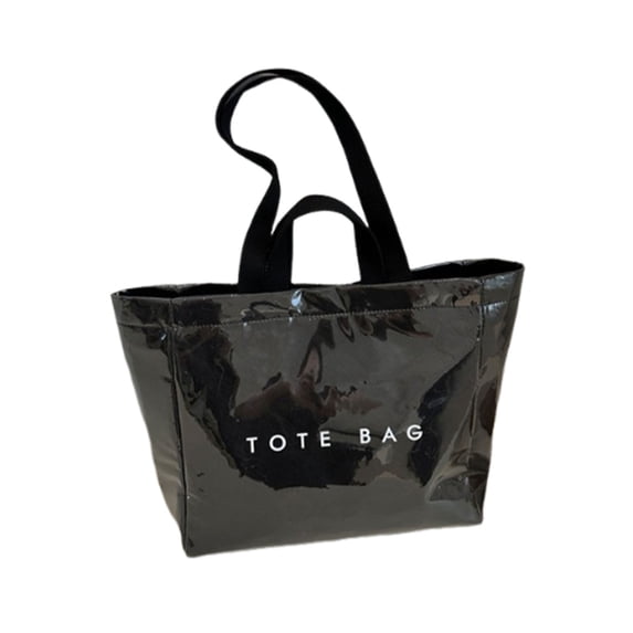 Waterproof Tote Bag, Large Capacity Jelly Beach Bag with Removable Shoulder Strap, Lightweight & Easy-Clean Carryall for Women, Pool, Gym, and Travel