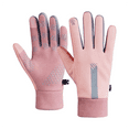 thumbnail image 1 of Waterproof Touch Screen Gloves, Non-Slip Cold Resistant with Reflective Printing, Conductive Fingertips for Outdoor Sports, 1 of 6