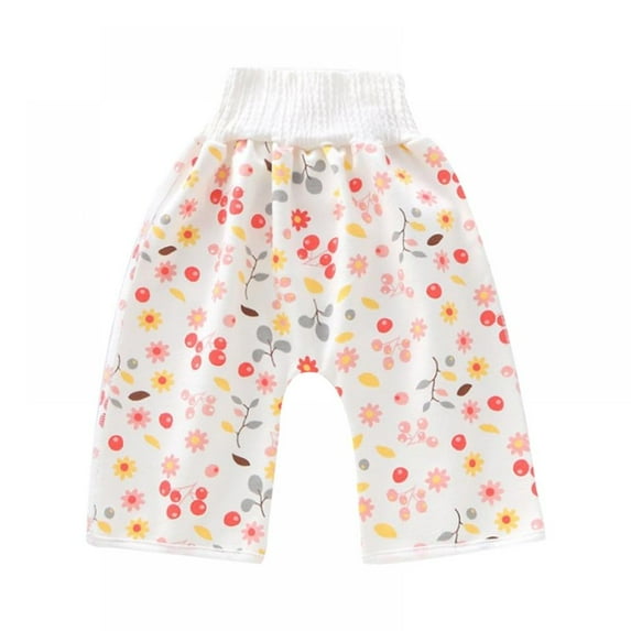 Waterproof Training Pants for Toddler Boys and Girls,Cotton Potty Cloth Diapers Washable Reusable Underwear