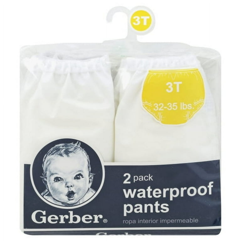 Gerber Baby Boys' 2 Pack Sports Training Pant with Peva Lining