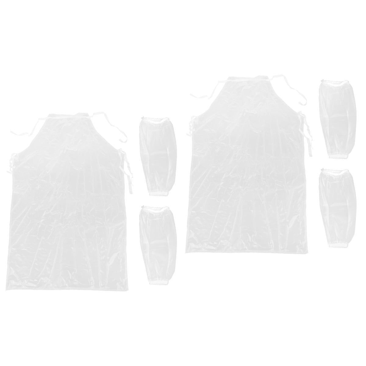 Waterproof Transparent Apron Barber Gown Aprons for Dishwashing Women's