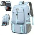Waterproof Travel Backpack 50L Large Capacity, 17inch Laptop