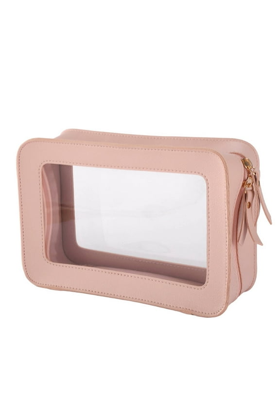 Waterproof Travel Cosmetic Organizer – Large Capacity Toiletry Bag with Transparent Compartments, Hanging Hook & Lightweight Design for Makeup, Skincare, and Essentials - XIANEWS