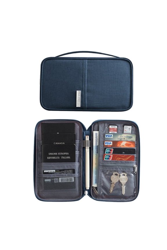 Waterproof Travel Document Organizer Case Travel Passport Wallet for Men Women