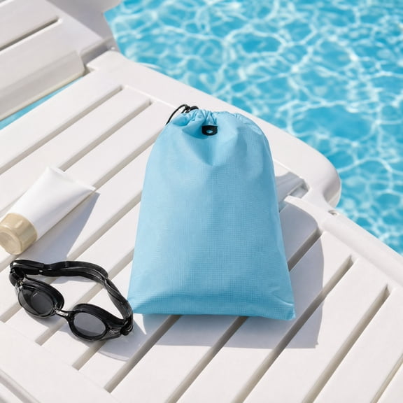 Waterproof Travel Drawstring Shoe Bags for Packing, Storage, Travel Essentials, Polyester Drawstring Bag Stuff Sack Cinch Bag for Gym Traveling Hiking Yoga Shoes Organizer