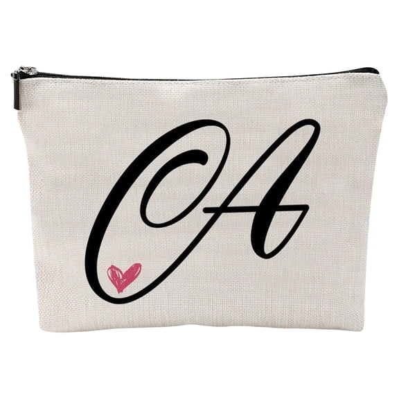 Waterproof Travel Makeup Bag for Women ,Durable Polyester Cosmetic Organizer with Zipper Closure – Ideal Gift for Friends, Gym, Overnight Trips & Holidays A