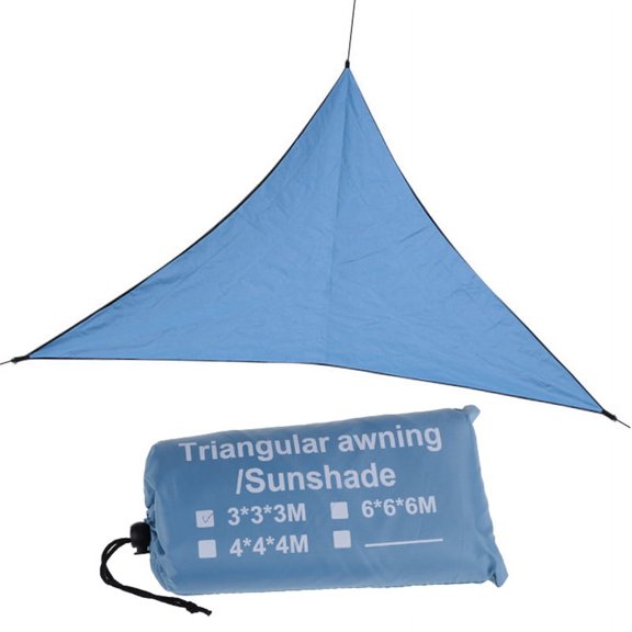 Waterproof Triangular UV Sun Shade Sail Combination Net Triangle Sun Sail Tent
