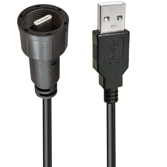 Waterproof USB C to USB2.0/USB3.0 Cable Quick Charging Supports Up to 2A for Fast Charging and Data Transfer